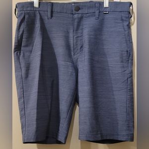 Hurley Nike Dri-fit Men’s Casual Golf Shorts Dark Blue Mens Size 32